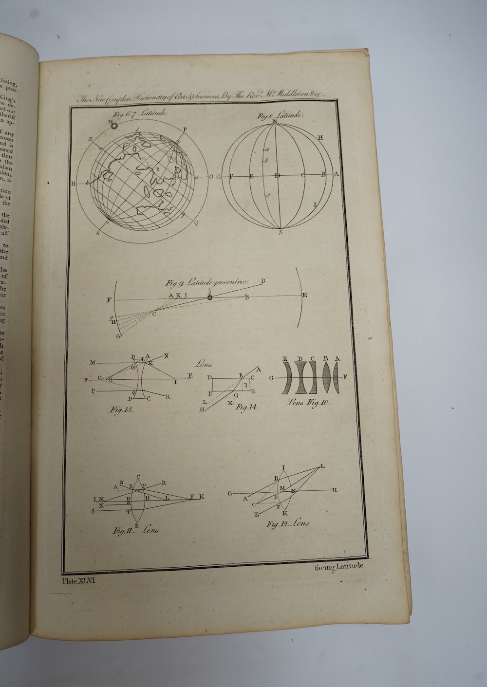 Middleton, Rev. Erasmus & Others - A New Complete Dictionary of Arts and Sciences ... 2 vols. frontis and 79 engraved plates; contemp. blind decorated reversed calf, folio. printed ... for the Authors; and sold by Alexr.